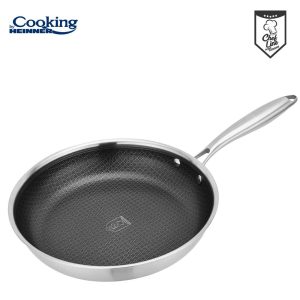 TIGAIE INOX IN 3 STRATURI  30X6 CM, TITANIUM3, COOKING