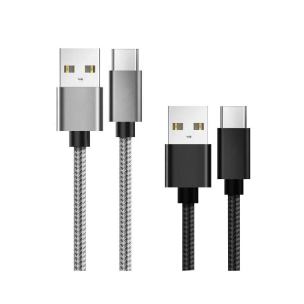 Set Cabluri Lemontti Bending Aluminum USB-A la USB-C, - material: