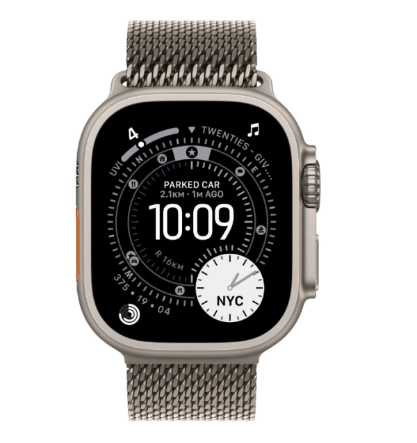 Apple Watch Ultra 3 GPS + Cellular 49mm Natural Titanium Case with Natural