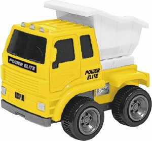 VEHICULE CU FRICTIUNE, SCARA 1/43, 10CM, BASCULANTA GALBENA