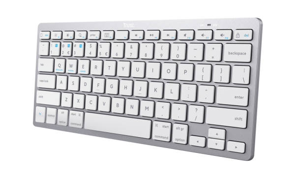 Tastatura Trust 24651, Wireless, Alb