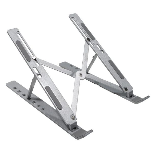 Stand/Cooler notebook Spacer SPNS-FOLD-S, pana la 16 inch, Argintiu