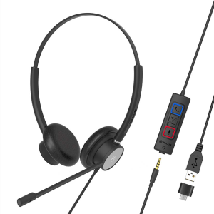 Casti Head-band Tellur Voice 420, Wired, negru