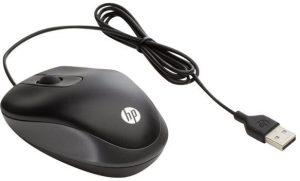 Mouse HP Travel USB Mouse, 1000 DPI, Negru