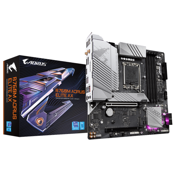 Placa de baza Gigabyte B760M AORUS ELITE AX, Socket 1700,