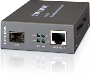 "Omada 10/100/1000 Mbps RJ45 to 1000 Mbps SFP Slot Supporting
