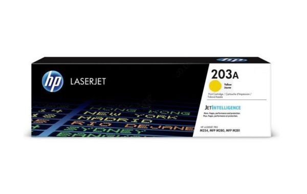 Toner HP 203A, Yellow