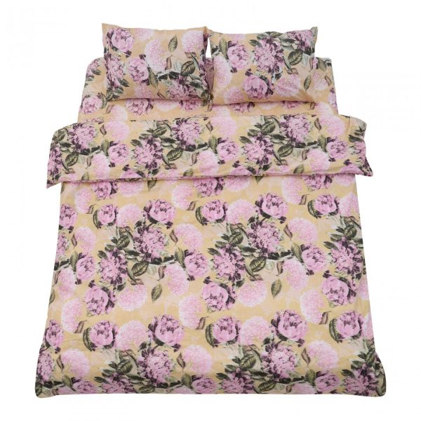 Set de pat king size bumbac,92 gsm,Peony