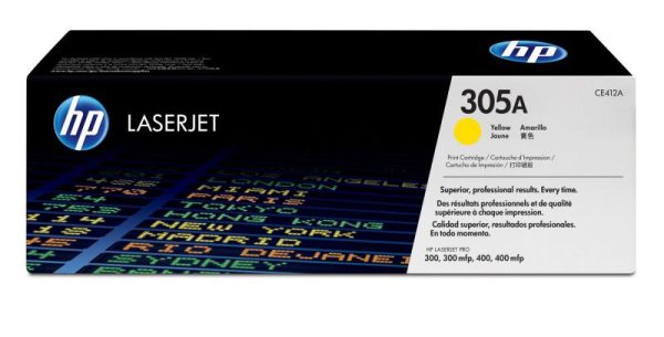 Toner HP 305A, Yellow