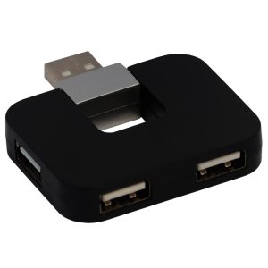 Hub USB Spacer SPH-316, USB-A, 4 porturi, Negru