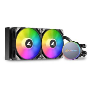 Cooler Procesor Sharkoon S70 RGB AIO, Lichid, 12 cm, 2