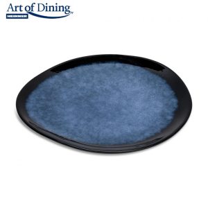 SET 4  FARFURII OVALE CERAMICA 28 CM, SERENITY, ART