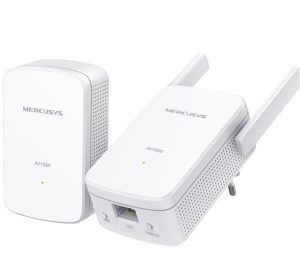 Access point MERCUSYS AV1000 Gigabit Powerline WiFi Kit, Gigabit, Single