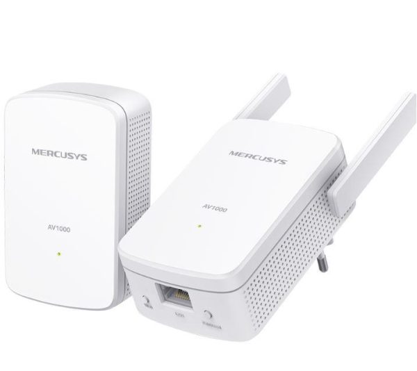 Access point MERCUSYS AV1000 Gigabit Powerline WiFi Kit, Gigabit, Single