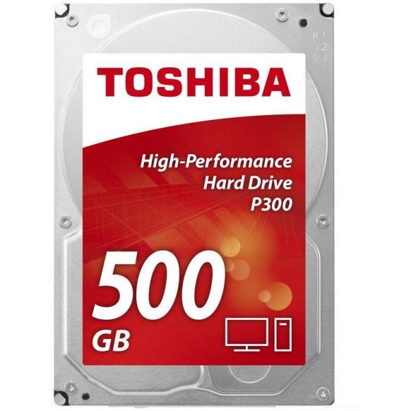 HDD desktop Toshiba P300, 500 GB, 7200 rpm, 64 MB,