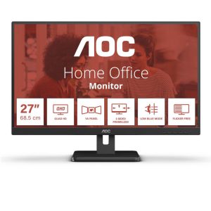 Monitor Consumer AOC Q27E3UMF, 27", 2560 x 1440 pixeli, Black,