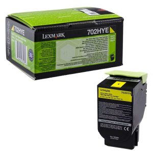 Toner Lexmark 702HY, Yellow