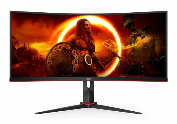 Monitor Gaming AOC CU34G2XP, 34", 3440 x 1440 pixeli, Black,