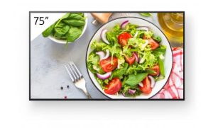 Monitor signage Sony BZ35L, 75", 550nit, 24/7, UHD, panel IPS,