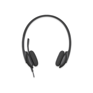 Casti Head-band Logitech H340, Wired, Negru