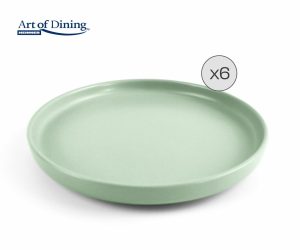 SET 6 FARFURII INTINSE CERAMICA 27 CM, YVONNE, ART OF