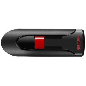 Memorie USB SanDisk Cruzer Glide 64 GB, USB 2.0, Negru