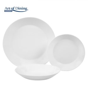 SERVICIU MASA DIN OPAL ALB 18 PIESE, ELYA, ART OF