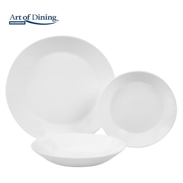 SERVICIU MASA DIN OPAL ALB 18 PIESE, ELYA, ART OF