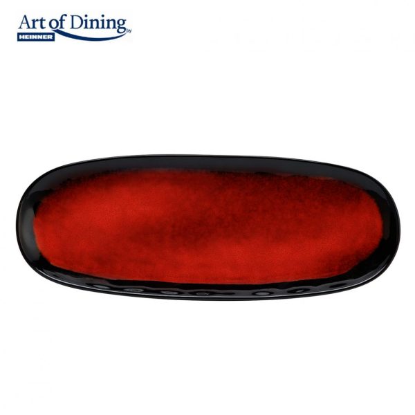 SET 4X PLATOU CERAMICA 38x15 CM, VULCANO, ART OF DINING
