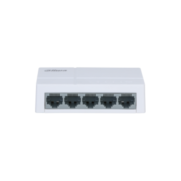 DAHUA 5 PORT UNMANAGED SWITCH PFS3005-5ET-L-V2, Interffata: 5 x 100Mbps,