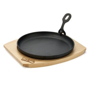PLATOU SERVIRE ROTUND , 22 CM , FONTA PURA, CU