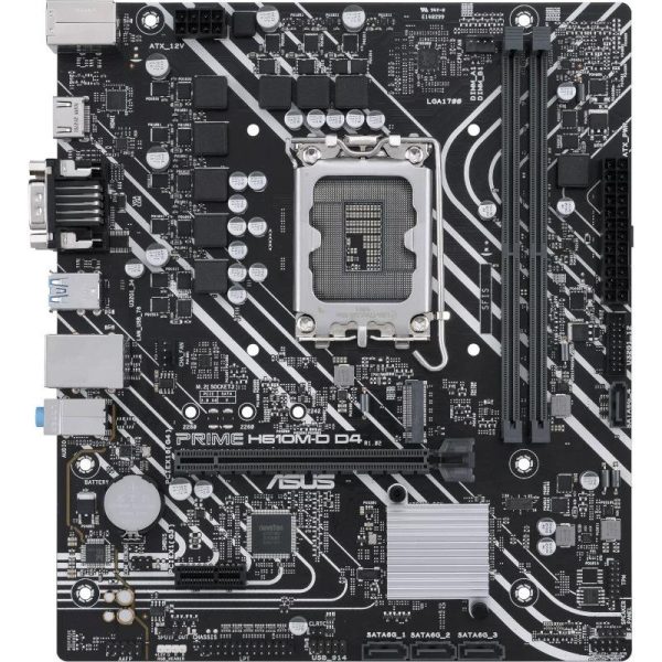 Placa de baza ASUS PRIME H610M-D D4, LGA 1700, DDR4,