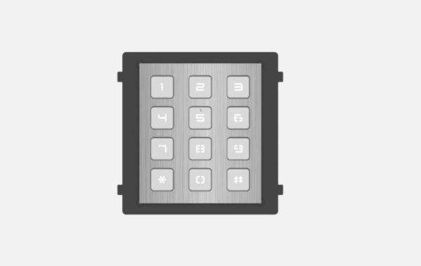 Modul de extensie videointerfon cu tastatura Hikvision DS-KD- KP/S;.permite formarea