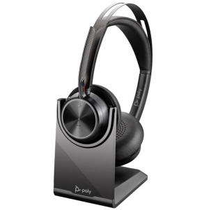 Casti Over-ear Poly by HP Voyager Focus 2, Wireless/Wired, noise-canceling