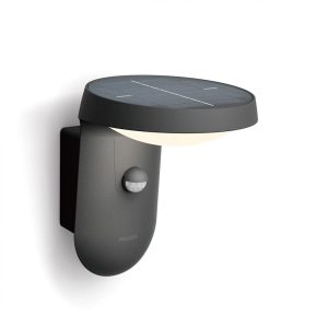 Aplica LED solara pentru exterior cu senzor de lumina si