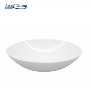 SET 6 FARFURII ADANCI OPAL ALB 20 CM, AIDA, ART