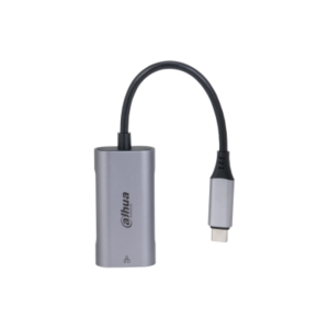 Hub USB DAHUA DH-TC31, USB-C, 1 porturi, RJ-45, Gri