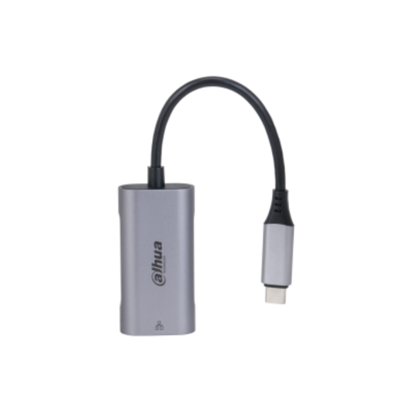 Hub USB DAHUA DH-TC31, USB-C, 1 porturi, RJ-45, Gri