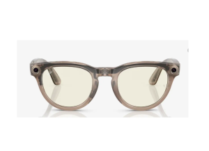 RayBan Meta Headliner Shiny Warm Stone/Dark Green Transitions