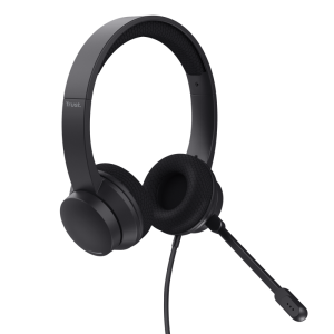 Casti Head-band Trust Ayda, Wired, noise-canceling, Negru
