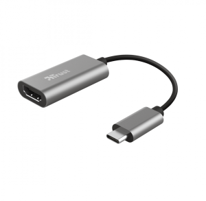 Hub USB Trust Dalyx, USB-C, 1 port, HDMI, Argintiu