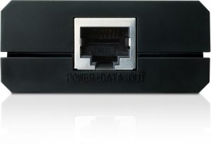TP-Link, PoE Injector, IEEE 802.3af, plastic case, pocket size, plug