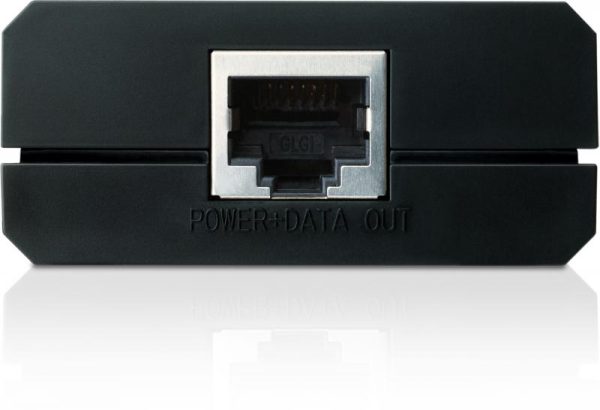 TP-Link, PoE Injector, IEEE 802.3af, plastic case, pocket size, plug