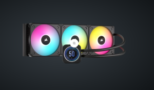 Cooler Procesor Corsair iCUE H170i ELITE LCD XT, Lichid, 14
