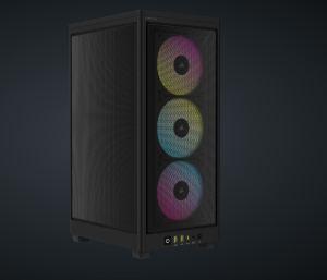 Carcasa CORSAIR 2000D RGB AIRFLOW, RGB, Micro Tower, Black