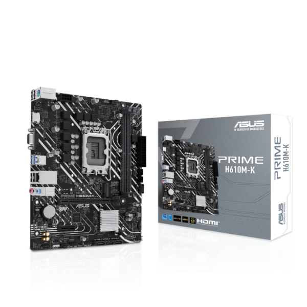Placa de baza ASUS Prime H610M-K, LGA 1700, DDR5, mATX