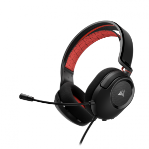 Casti Gaming Head-band Corsair HS35 v2, Wired, Rosu