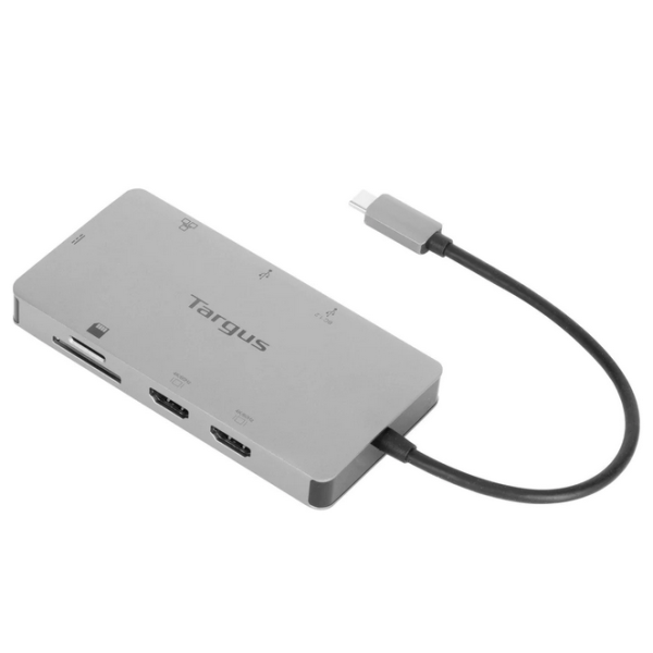 Hub USB TARGUS DOCK423EU USB-C, 5 porturi, HDMI, RJ-45, Gri