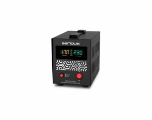 Stabilizator de tensiune Serioux Relay 101-500VA, putere 500VA/300W, tip releu,