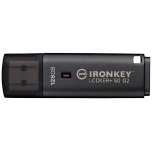 Memorie USB Kingston IronKey Locker+ 50 G2 128 GB, USB